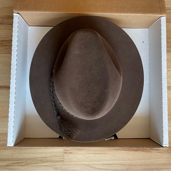 Beaver Brand Size 7 and 5/8 (61) Fur Felt Hat - Picture 3 of 8